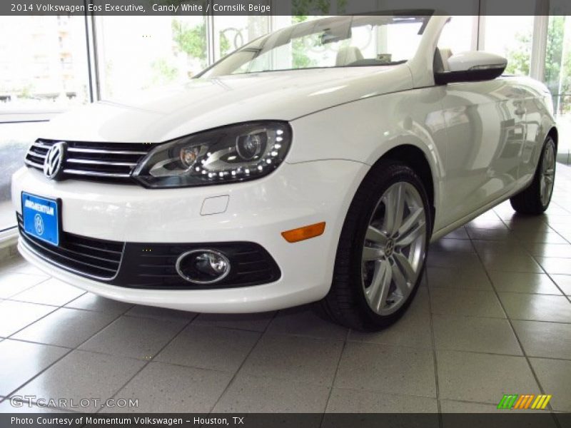 Candy White / Cornsilk Beige 2014 Volkswagen Eos Executive