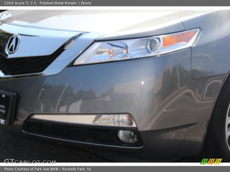 Polished Metal Metallic / Ebony 2009 Acura TL 3.5