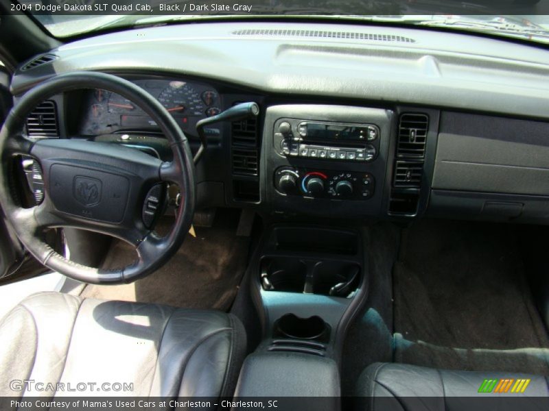 Black / Dark Slate Gray 2004 Dodge Dakota SLT Quad Cab