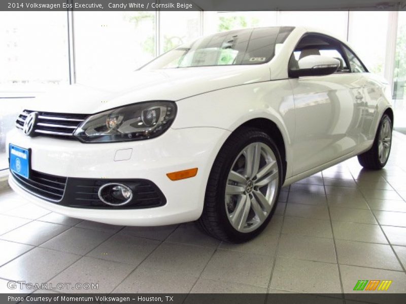 Candy White / Cornsilk Beige 2014 Volkswagen Eos Executive