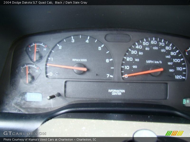Black / Dark Slate Gray 2004 Dodge Dakota SLT Quad Cab