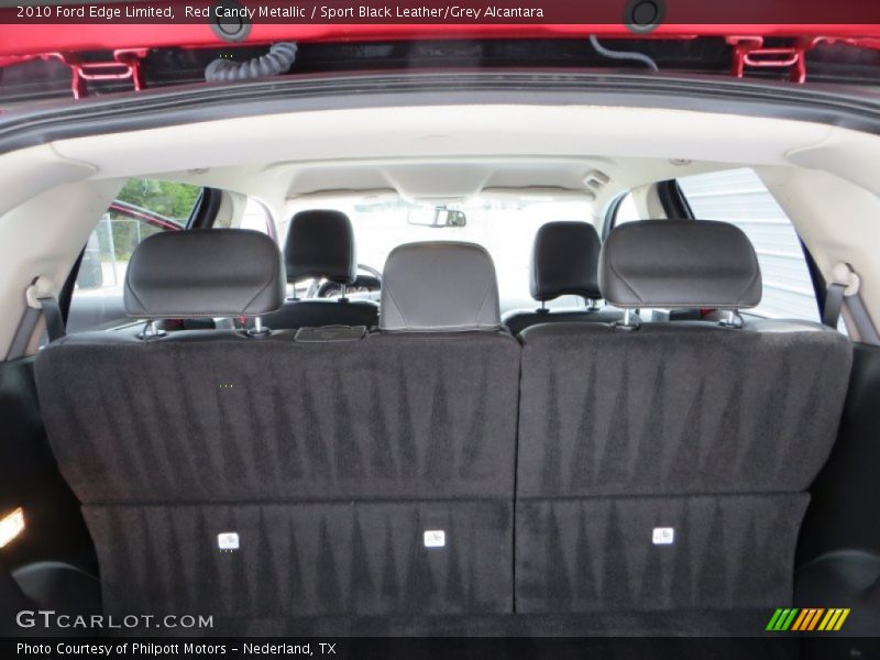 Red Candy Metallic / Sport Black Leather/Grey Alcantara 2010 Ford Edge Limited