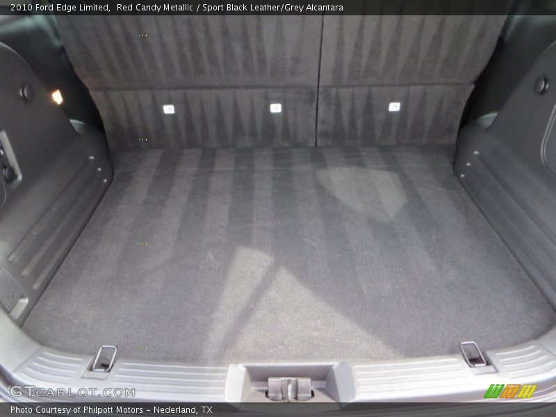 Red Candy Metallic / Sport Black Leather/Grey Alcantara 2010 Ford Edge Limited