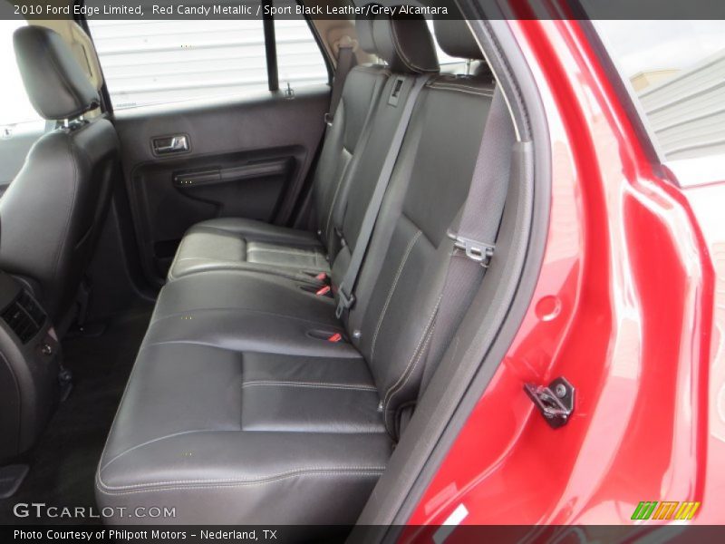 Red Candy Metallic / Sport Black Leather/Grey Alcantara 2010 Ford Edge Limited
