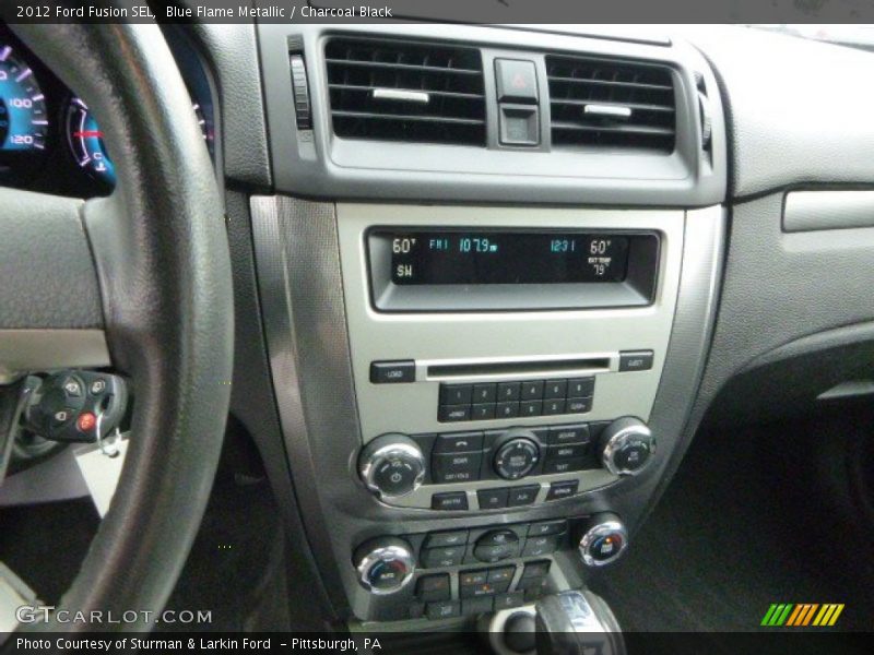 Blue Flame Metallic / Charcoal Black 2012 Ford Fusion SEL