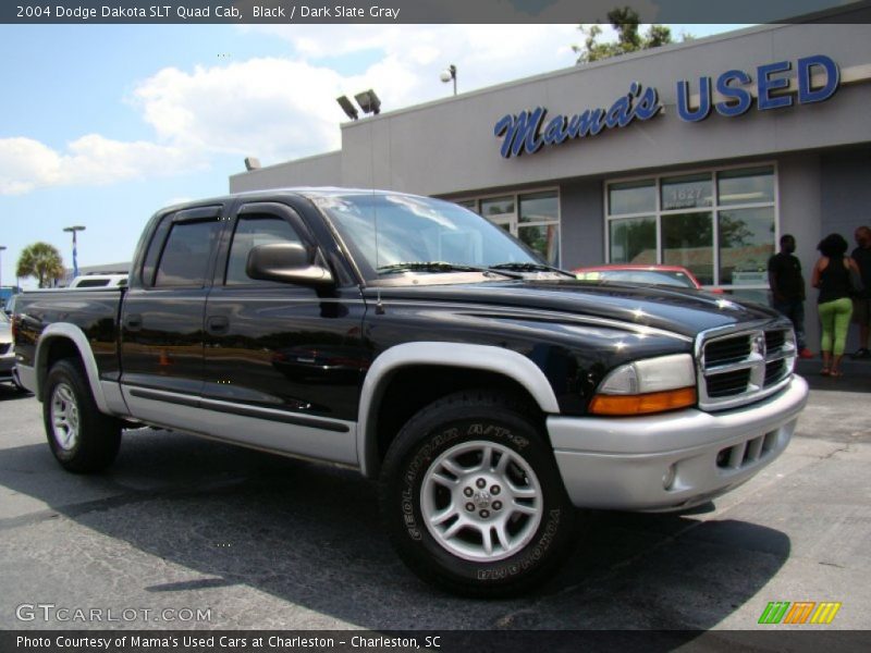 Black / Dark Slate Gray 2004 Dodge Dakota SLT Quad Cab