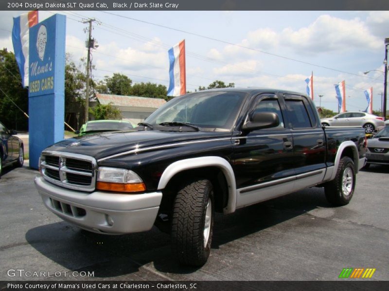 Black / Dark Slate Gray 2004 Dodge Dakota SLT Quad Cab