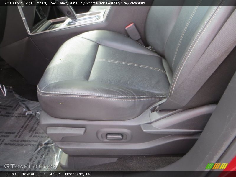 Red Candy Metallic / Sport Black Leather/Grey Alcantara 2010 Ford Edge Limited