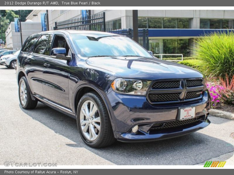 True Blue Pearl / Black 2012 Dodge Durango R/T AWD