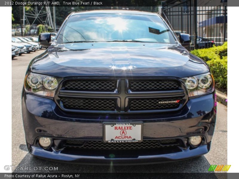 True Blue Pearl / Black 2012 Dodge Durango R/T AWD