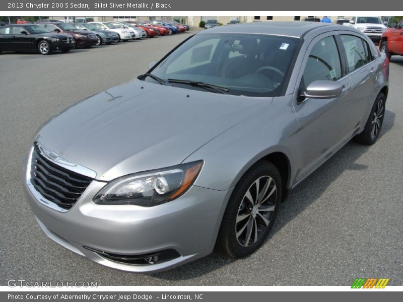 Billet Silver Metallic / Black 2013 Chrysler 200 S Sedan