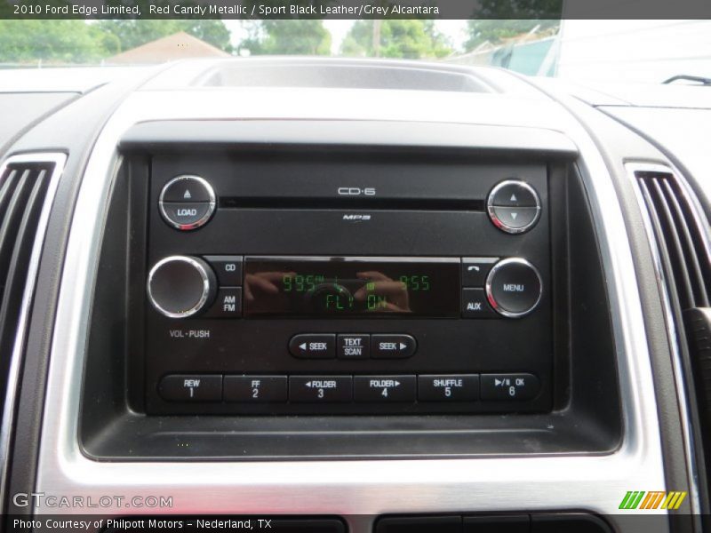 Red Candy Metallic / Sport Black Leather/Grey Alcantara 2010 Ford Edge Limited