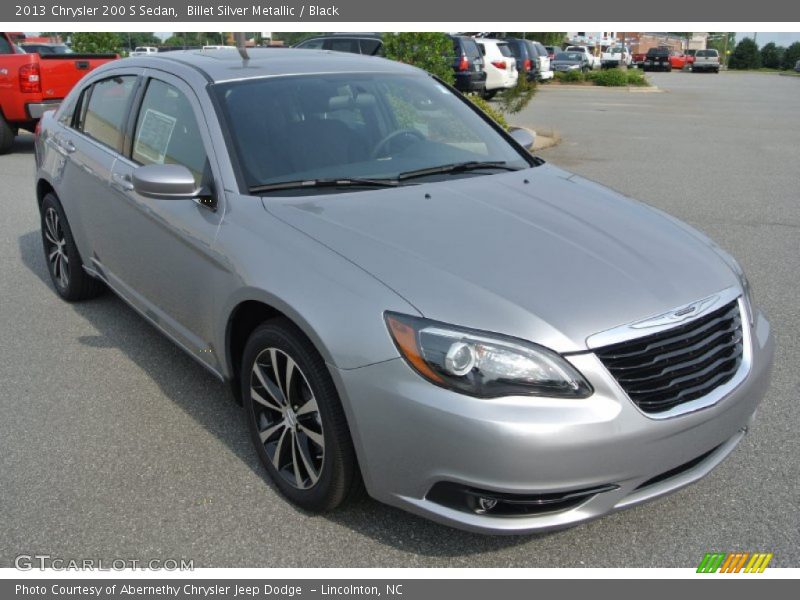 Billet Silver Metallic / Black 2013 Chrysler 200 S Sedan