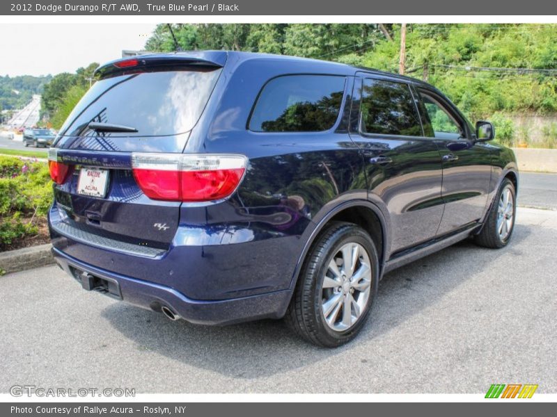 True Blue Pearl / Black 2012 Dodge Durango R/T AWD