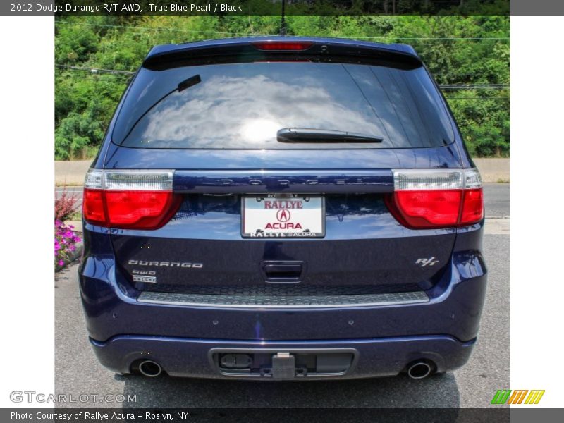 True Blue Pearl / Black 2012 Dodge Durango R/T AWD