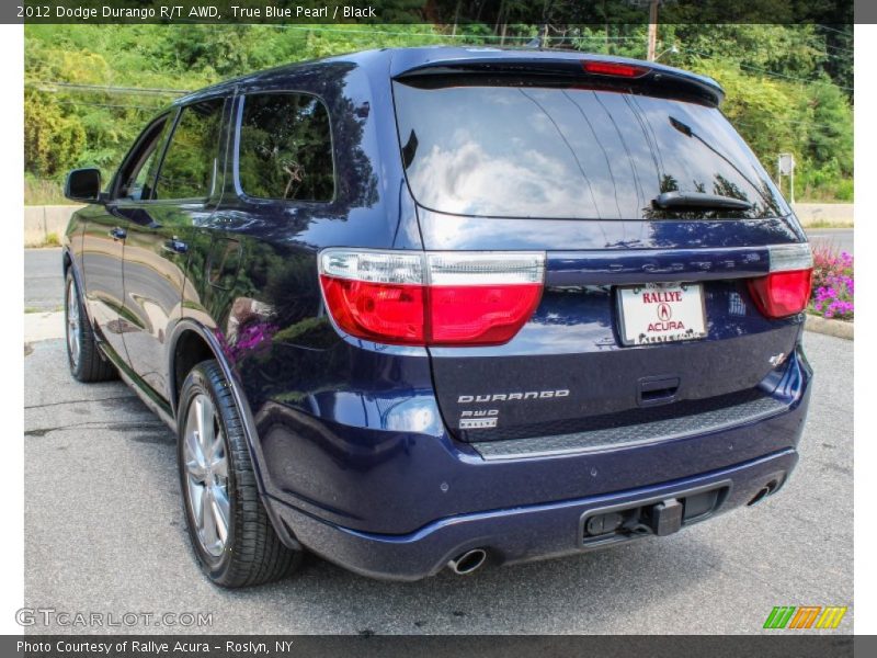 True Blue Pearl / Black 2012 Dodge Durango R/T AWD