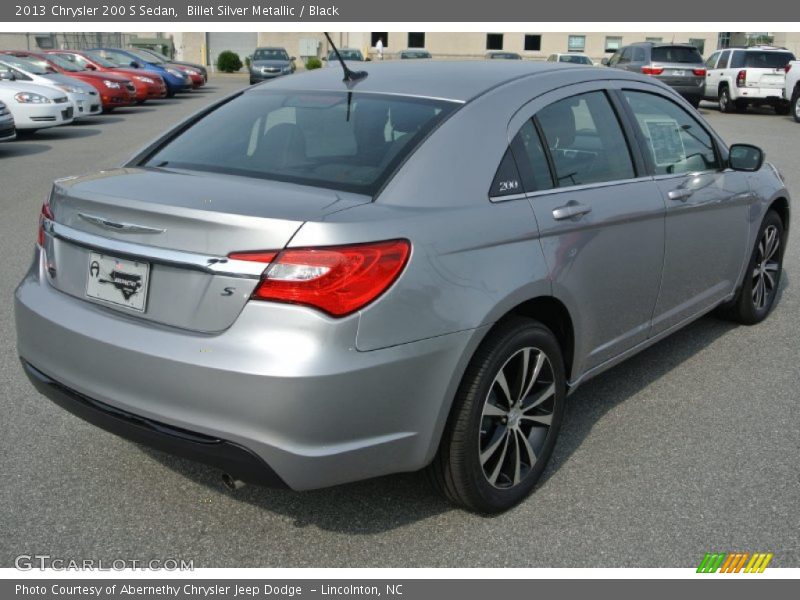 Billet Silver Metallic / Black 2013 Chrysler 200 S Sedan