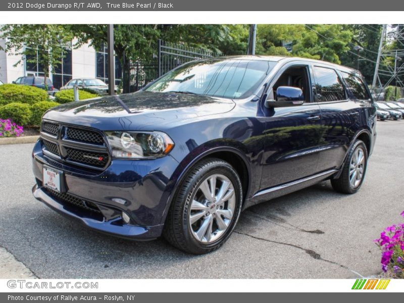 True Blue Pearl / Black 2012 Dodge Durango R/T AWD