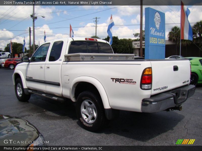 Natural White / Light Charcoal 2004 Toyota Tundra SR5 Access Cab 4x4