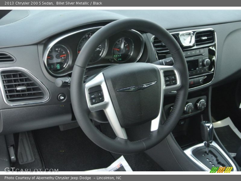 Billet Silver Metallic / Black 2013 Chrysler 200 S Sedan