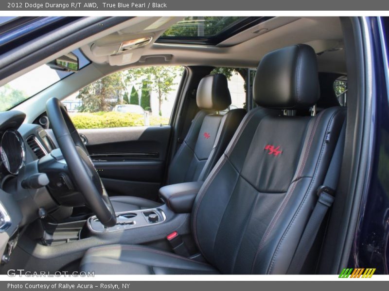 True Blue Pearl / Black 2012 Dodge Durango R/T AWD
