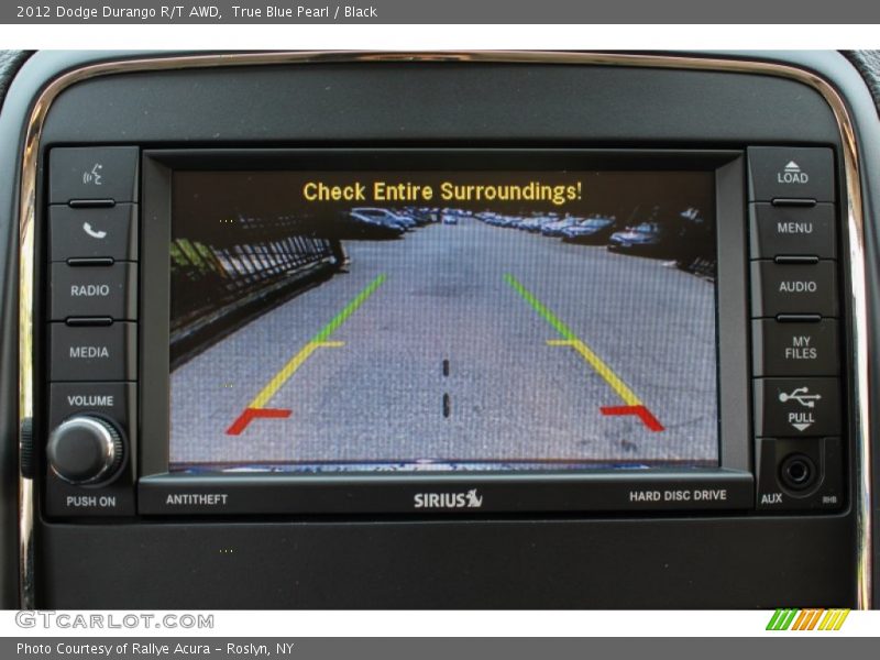 True Blue Pearl / Black 2012 Dodge Durango R/T AWD