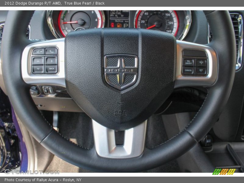 True Blue Pearl / Black 2012 Dodge Durango R/T AWD