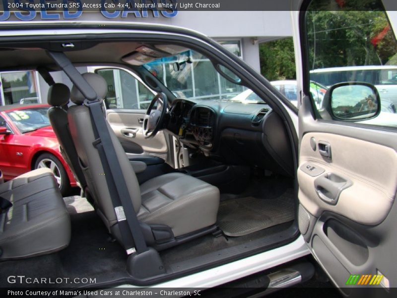 Natural White / Light Charcoal 2004 Toyota Tundra SR5 Access Cab 4x4