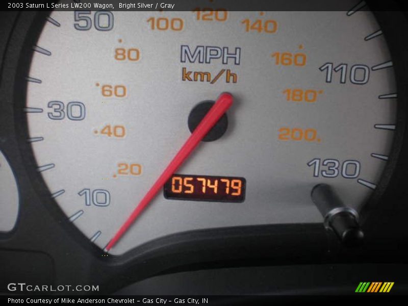Bright Silver / Gray 2003 Saturn L Series LW200 Wagon