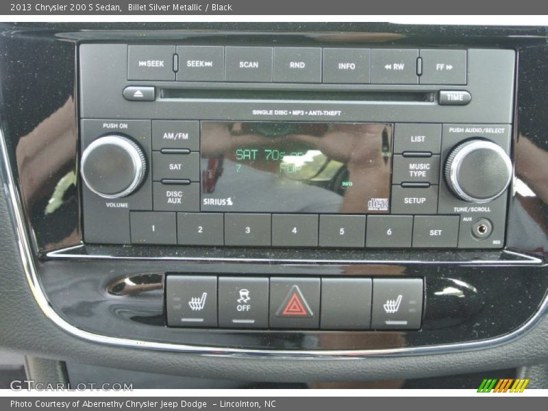Billet Silver Metallic / Black 2013 Chrysler 200 S Sedan