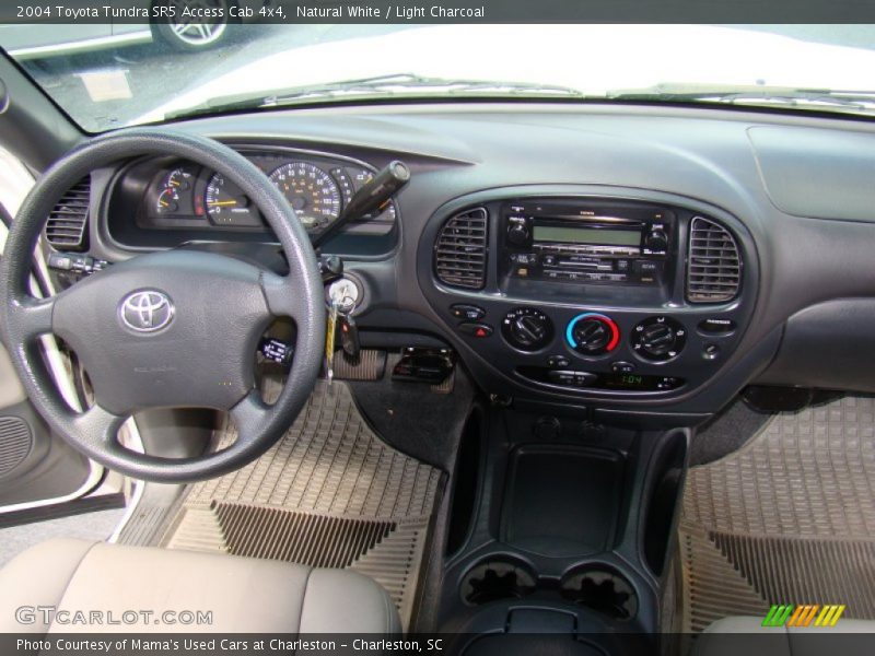 Natural White / Light Charcoal 2004 Toyota Tundra SR5 Access Cab 4x4