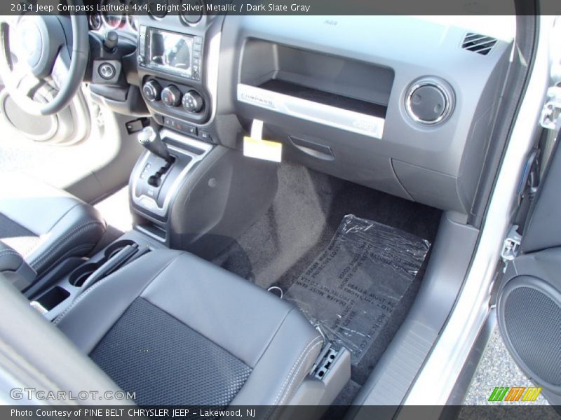 Bright Silver Metallic / Dark Slate Gray 2014 Jeep Compass Latitude 4x4
