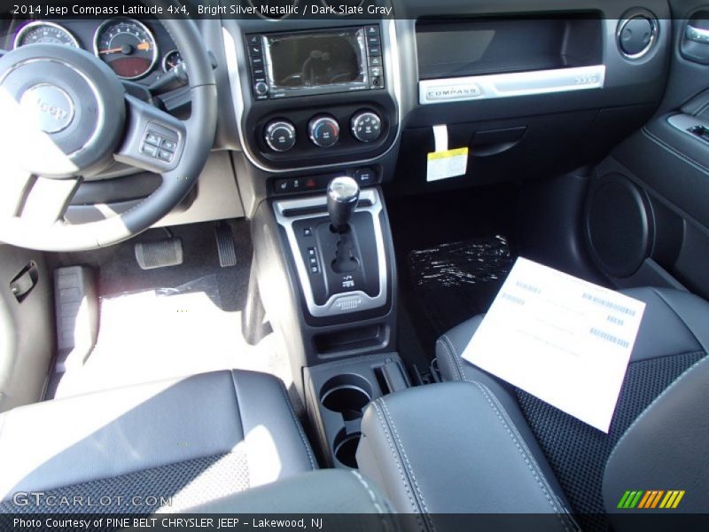 Bright Silver Metallic / Dark Slate Gray 2014 Jeep Compass Latitude 4x4
