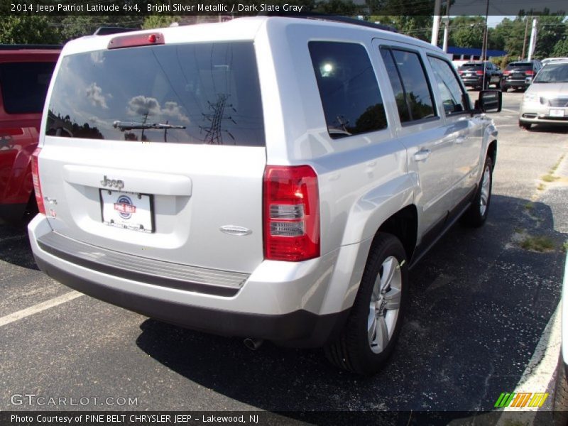 Bright Silver Metallic / Dark Slate Gray 2014 Jeep Patriot Latitude 4x4