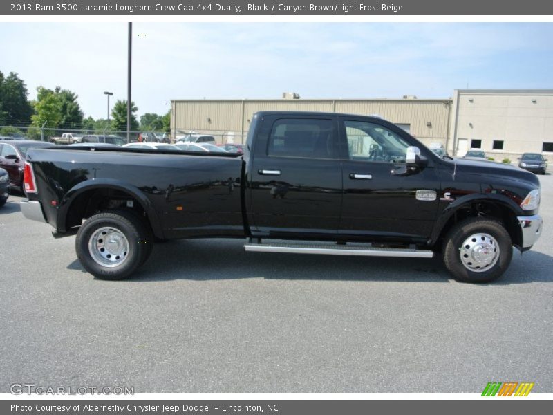  2013 3500 Laramie Longhorn Crew Cab 4x4 Dually Black