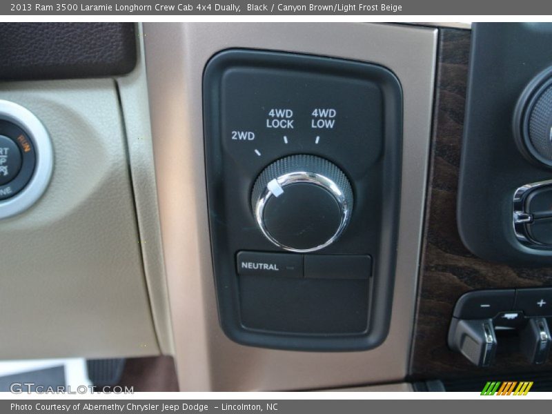 Black / Canyon Brown/Light Frost Beige 2013 Ram 3500 Laramie Longhorn Crew Cab 4x4 Dually