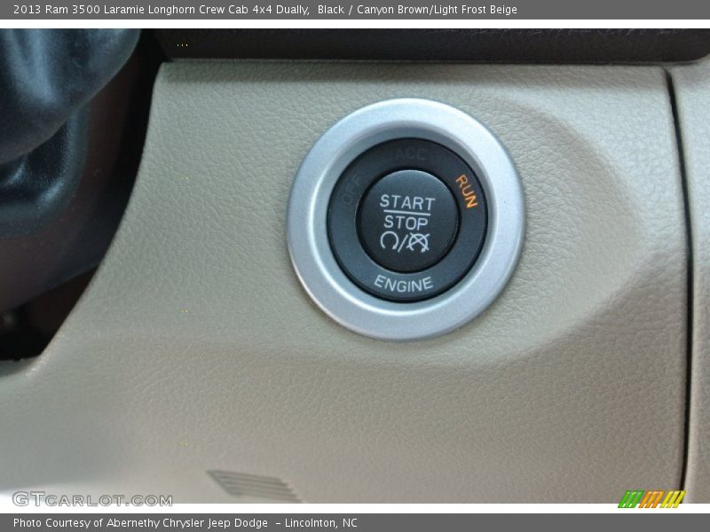 Black / Canyon Brown/Light Frost Beige 2013 Ram 3500 Laramie Longhorn Crew Cab 4x4 Dually