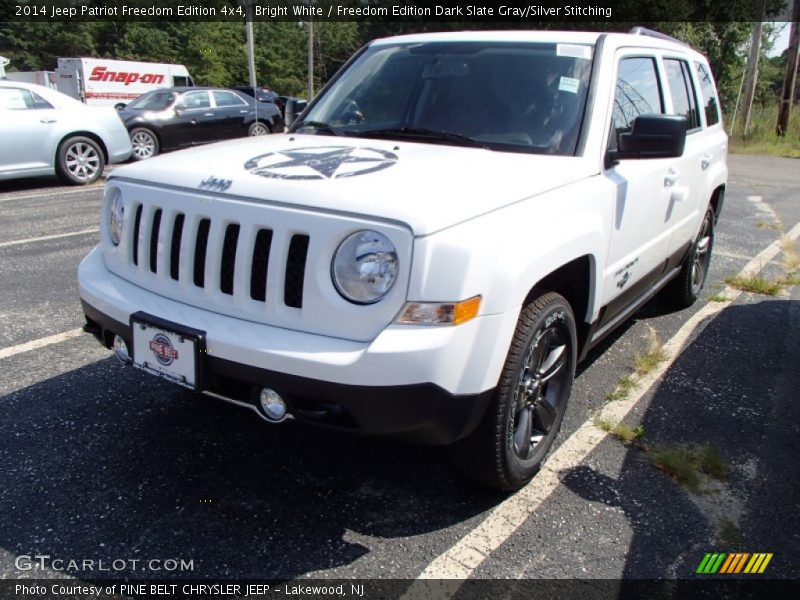 Bright White / Freedom Edition Dark Slate Gray/Silver Stitching 2014 Jeep Patriot Freedom Edition 4x4