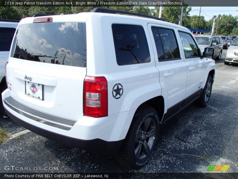 Bright White / Freedom Edition Dark Slate Gray/Silver Stitching 2014 Jeep Patriot Freedom Edition 4x4