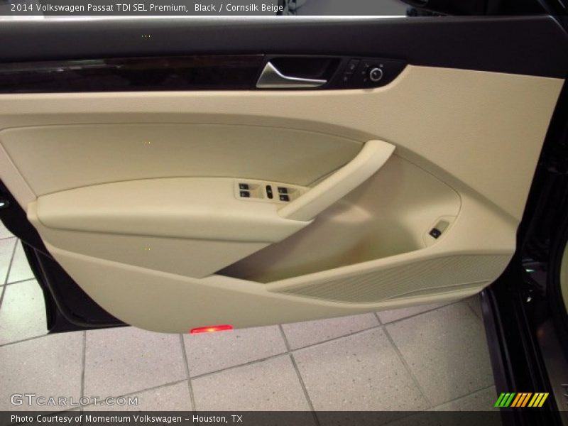 Black / Cornsilk Beige 2014 Volkswagen Passat TDI SEL Premium