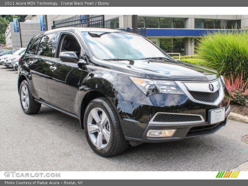 Crystal Black Pearl / Ebony 2011 Acura MDX Technology