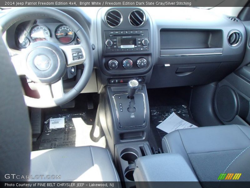 Bright White / Freedom Edition Dark Slate Gray/Silver Stitching 2014 Jeep Patriot Freedom Edition 4x4