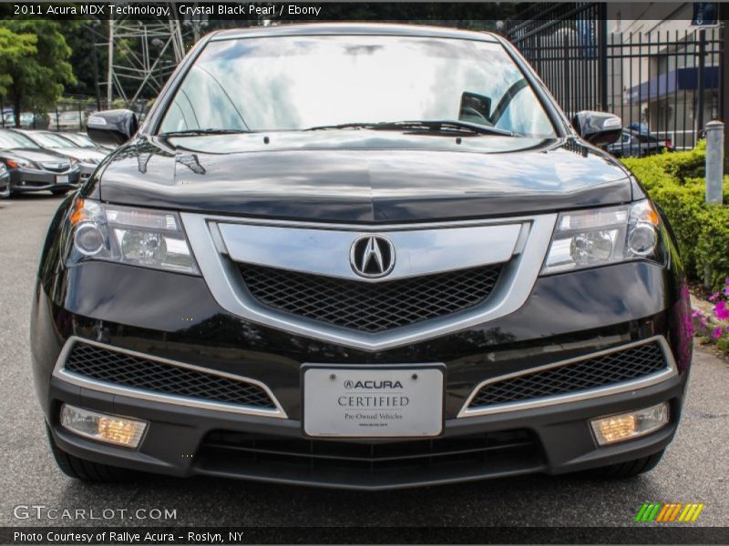 Crystal Black Pearl / Ebony 2011 Acura MDX Technology