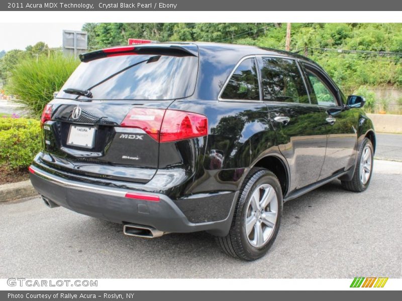 Crystal Black Pearl / Ebony 2011 Acura MDX Technology