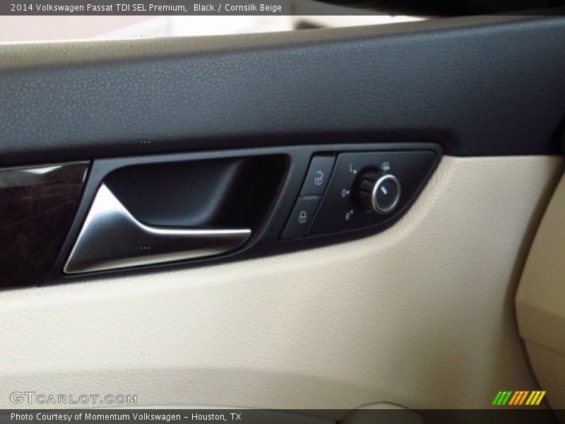 Black / Cornsilk Beige 2014 Volkswagen Passat TDI SEL Premium