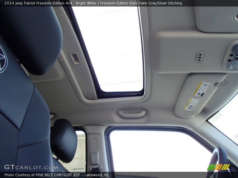 Bright White / Freedom Edition Dark Slate Gray/Silver Stitching 2014 Jeep Patriot Freedom Edition 4x4