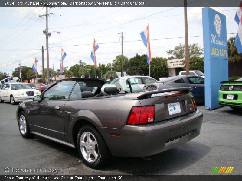 Dark Shadow Grey Metallic / Dark Charcoal 2004 Ford Mustang V6 Convertible