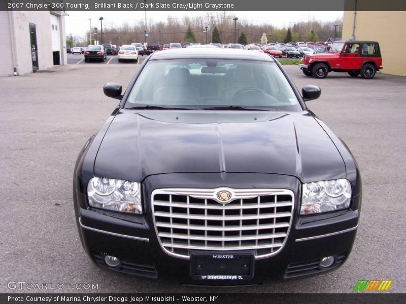 Brilliant Black / Dark Slate Gray/Light Graystone 2007 Chrysler 300 Touring