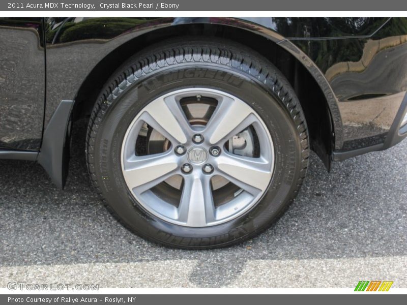 Crystal Black Pearl / Ebony 2011 Acura MDX Technology