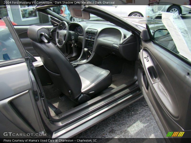 Dark Shadow Grey Metallic / Dark Charcoal 2004 Ford Mustang V6 Convertible